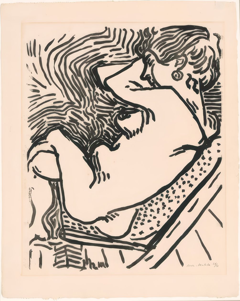 A grande xilogravura de Henri Matisse