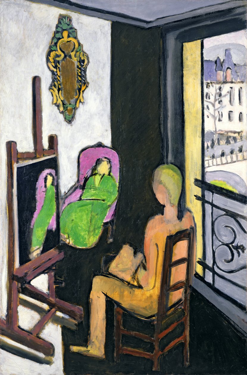 O pintor e o seu modelo de Henri Matisse