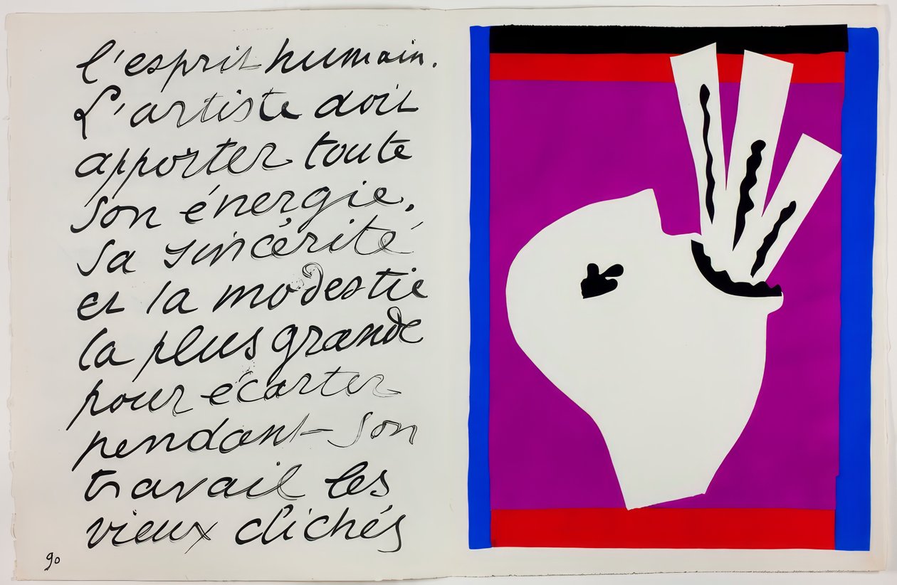 O engolidor de espadas, de Jazz de Henri Matisse