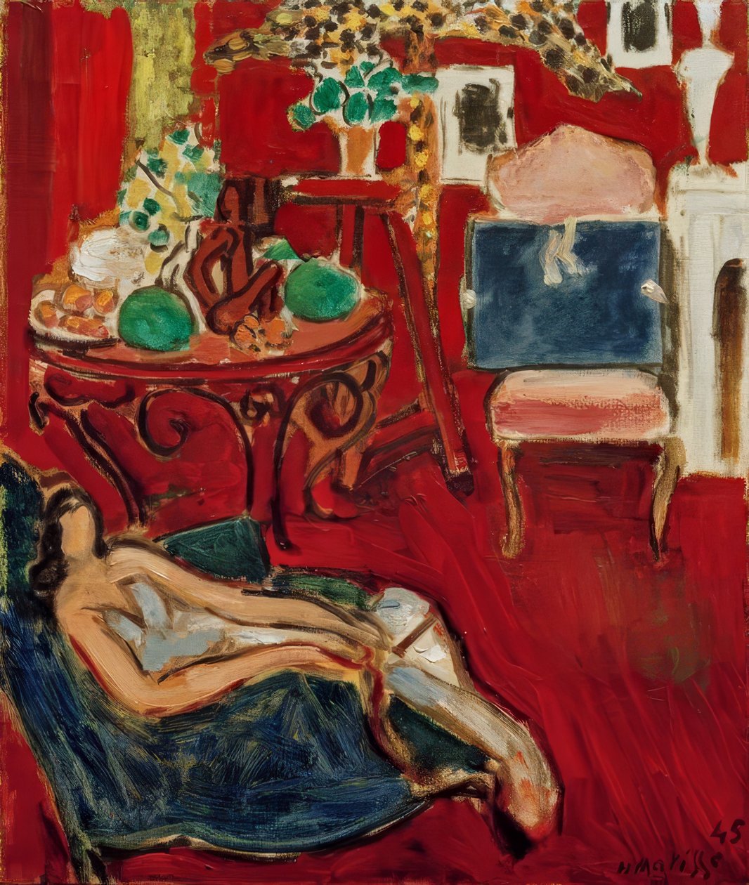 A pasta de arte azul de Henri Matisse