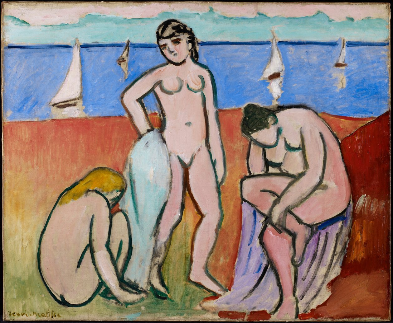 Três banhistas de Henri Matisse