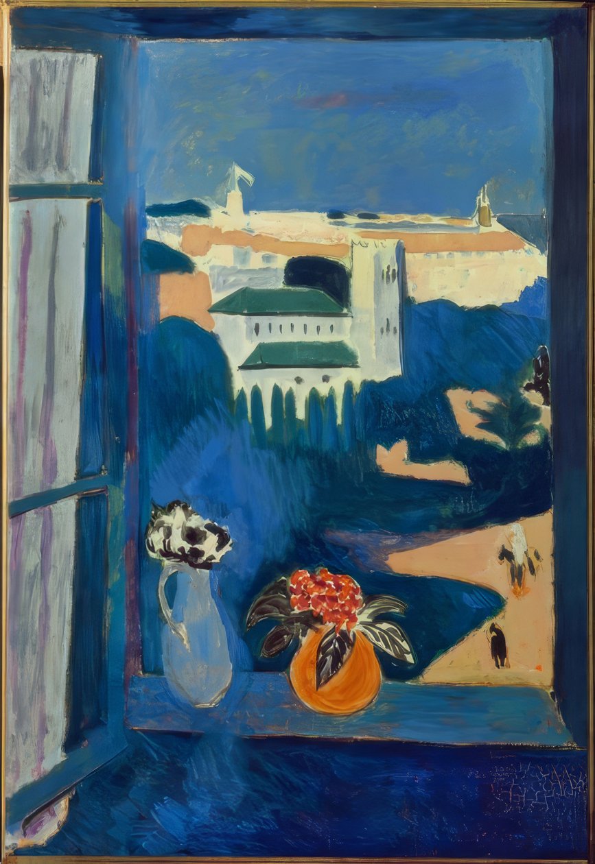 Vista de uma janela de Tânger de Henri Matisse