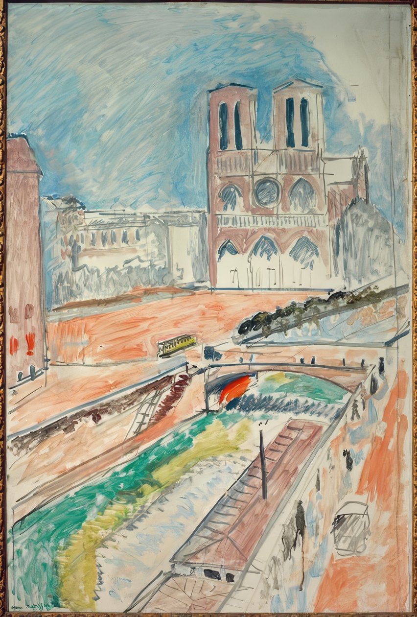 Vista de Notre-Dame de Henri Matisse