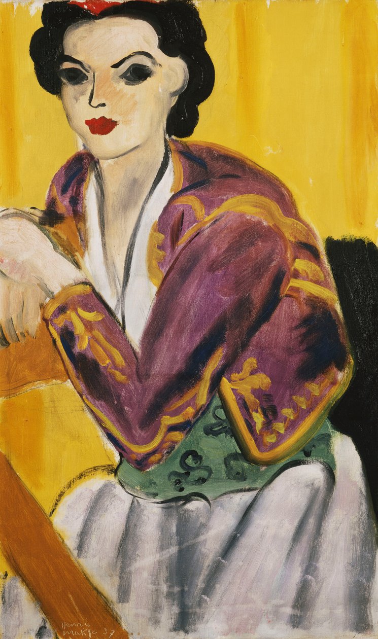 Violet Bolero 1937 (óleo sobre tela) de Henri Matisse