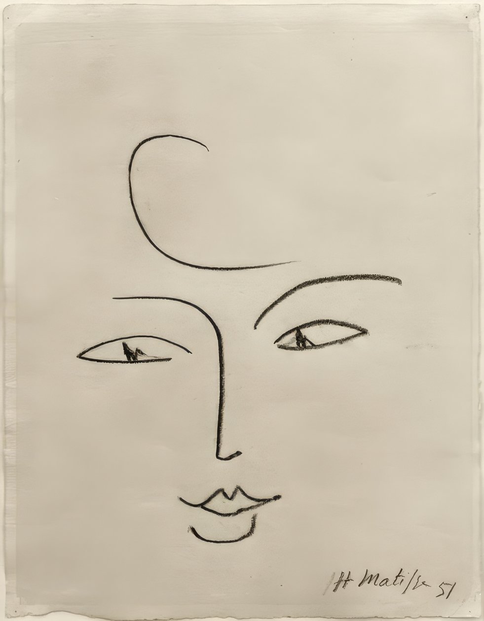 Rosto de Henri Matisse