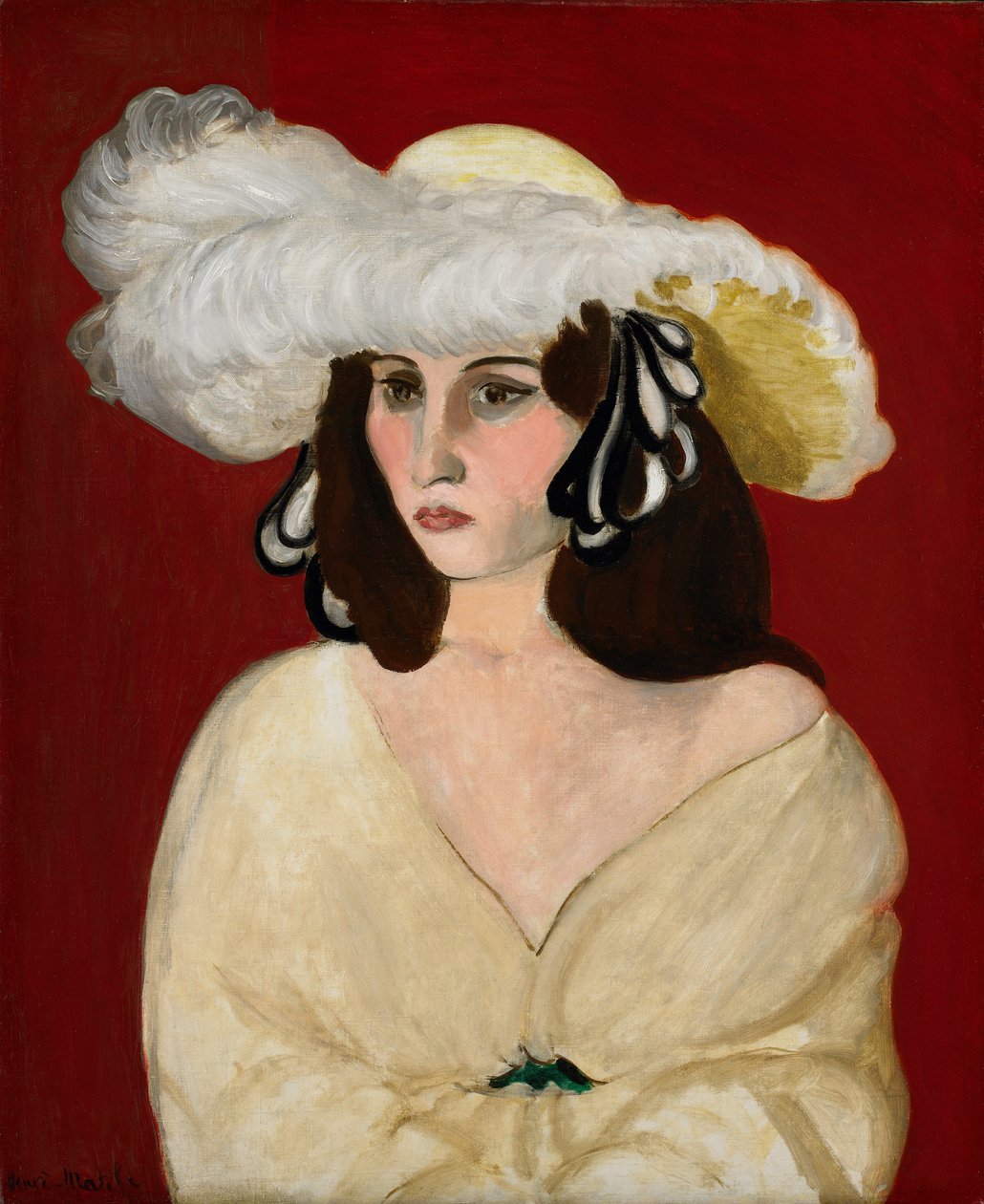 Plumas brancas de Henri Matisse