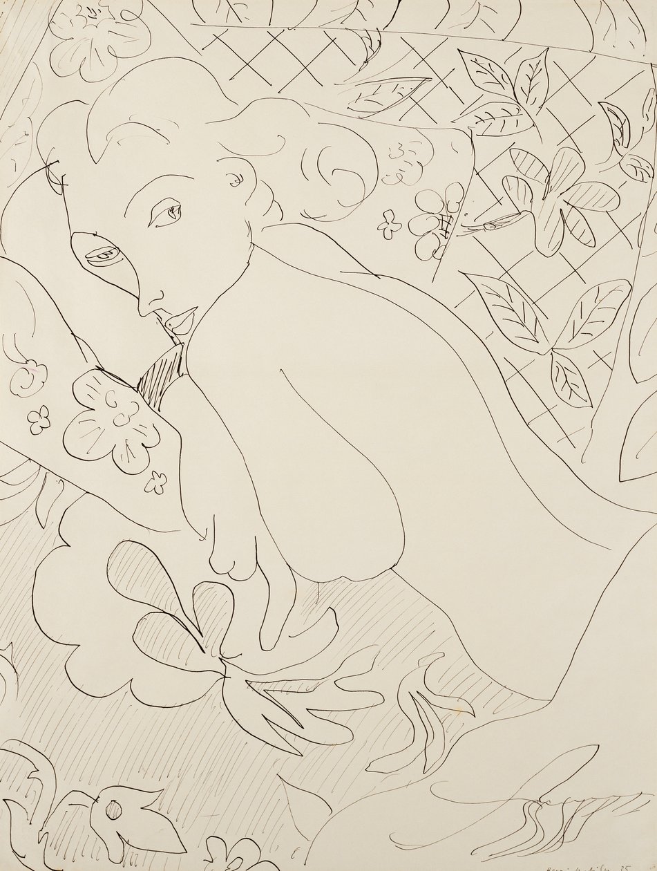 Mulher a mentir de Henri Matisse