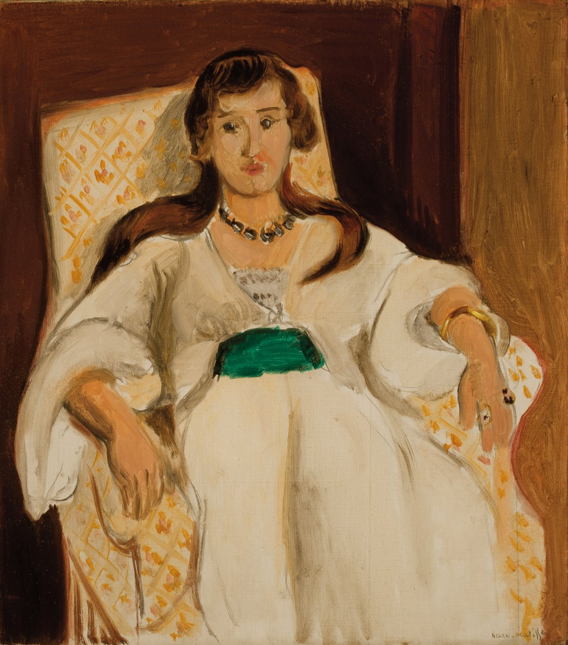 Woman in an Armchair; Femme au fauteuil de Henri Matisse