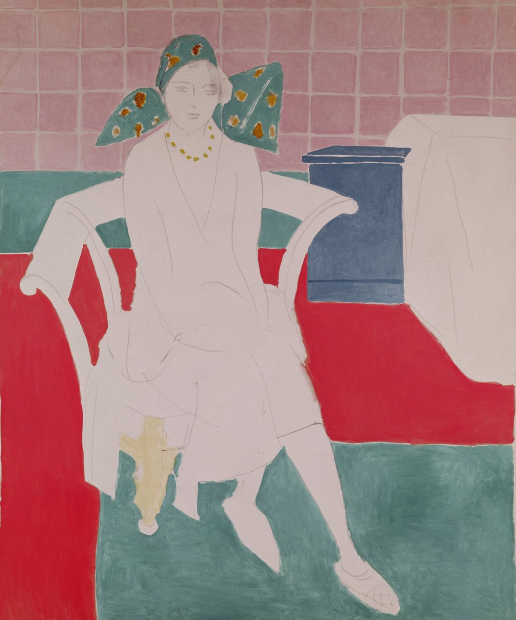 Mulher com um chapéu de Madras de Henri Matisse