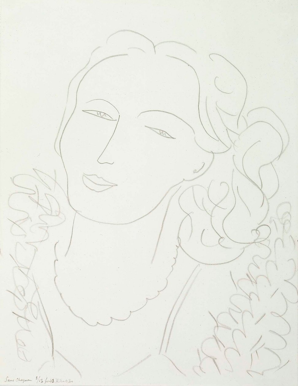 Mulher sem chapéu de Henri Matisse