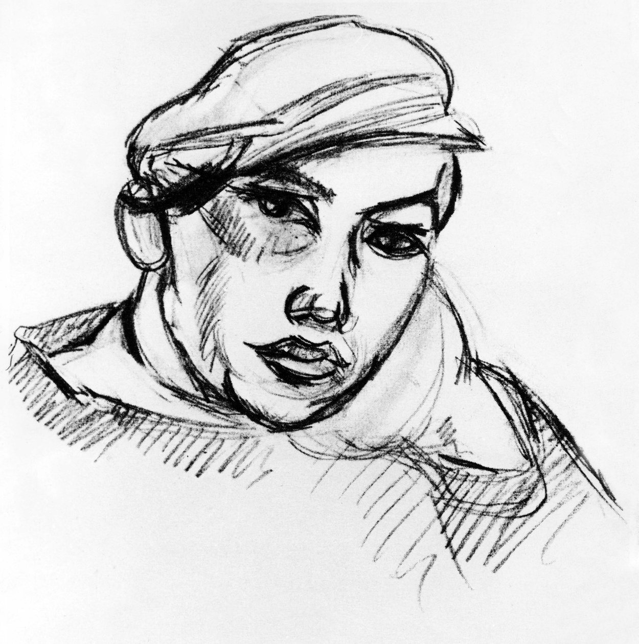 Jovem marinheiro em Collioure, c. 1907 (desenho) de Henri Matisse
