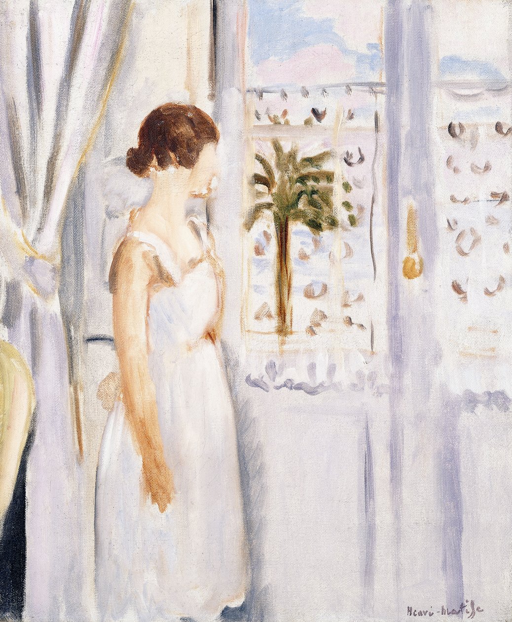 Jovem à janela de Henri Matisse