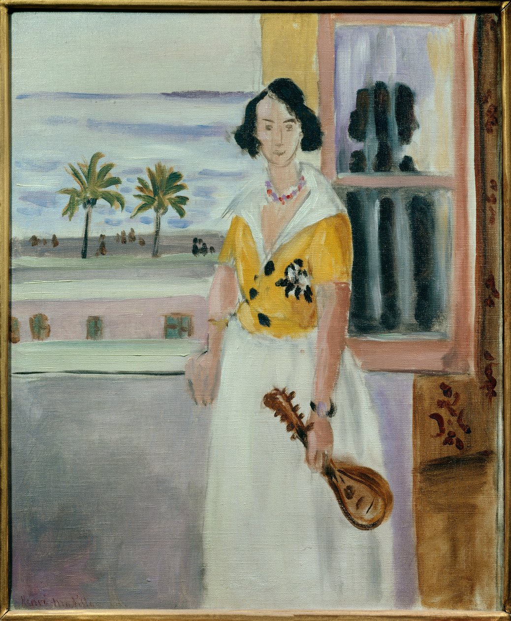 la femme a la mandoline 1922 (óleo sobre tela) de Henri Matisse