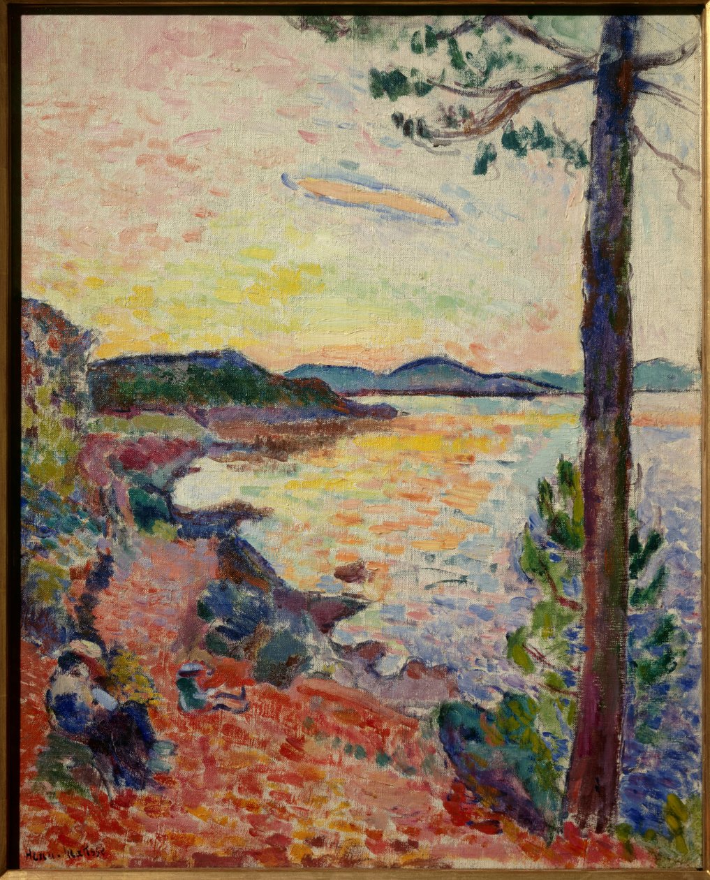 le gouter golfe de saint tropez 1904 (óleo sobre tela) de Henri Matisse