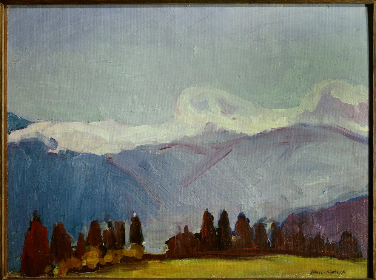 os alpes da savóia 1901 (óleo sobre tela) de Henri Matisse