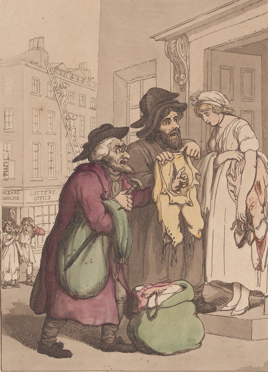 Gritos de Londres, nº 7, Old Clothes, 4 de maio de 1799. de Henri Merke
