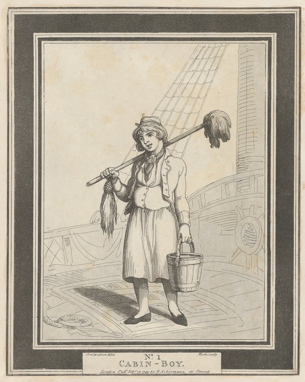 Nº 1: Cabine Boy, 15 de fevereiro de 1799. de Henri Merke