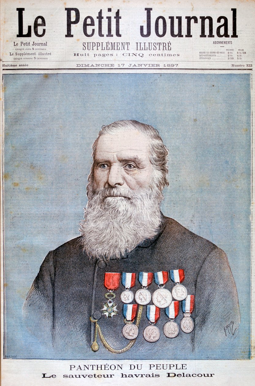 Um recebedor da Legião de Honra, 1897 de Henri Meyer