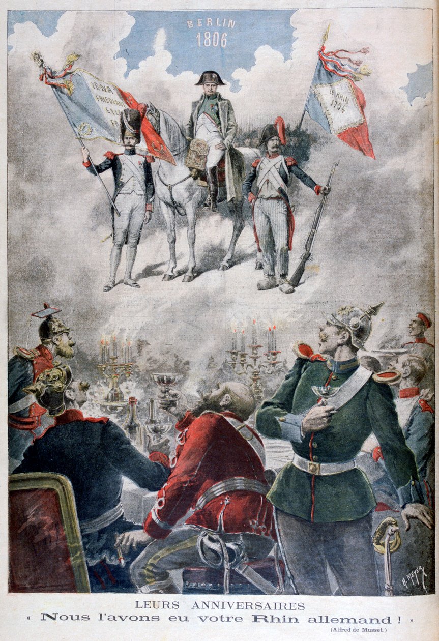 Alegoria anti-alemã, 1895 de Henri Meyer