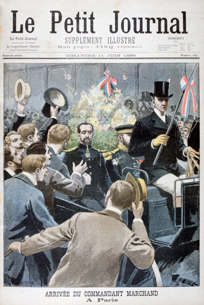 Chegada do comandante Marchand em Paris, 1899 de Henri Meyer