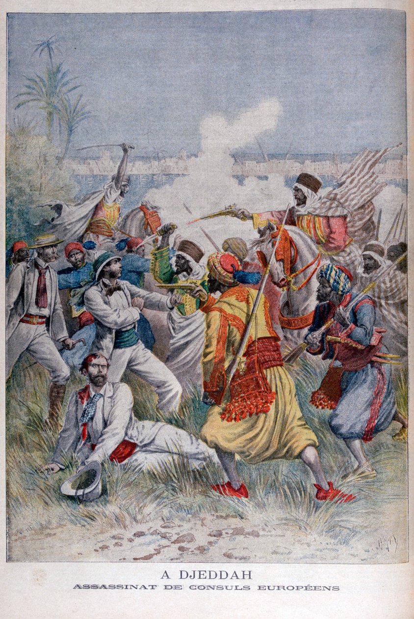 Assassinato dos cônsules europeus, Djeddah, 1895 de Henri Meyer