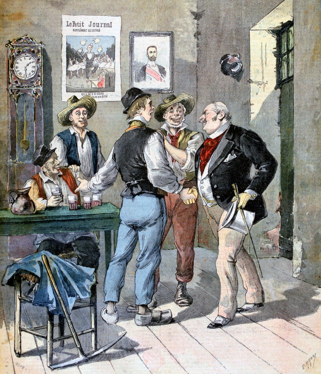 Antes da eleição, 1893 de Henri Meyer