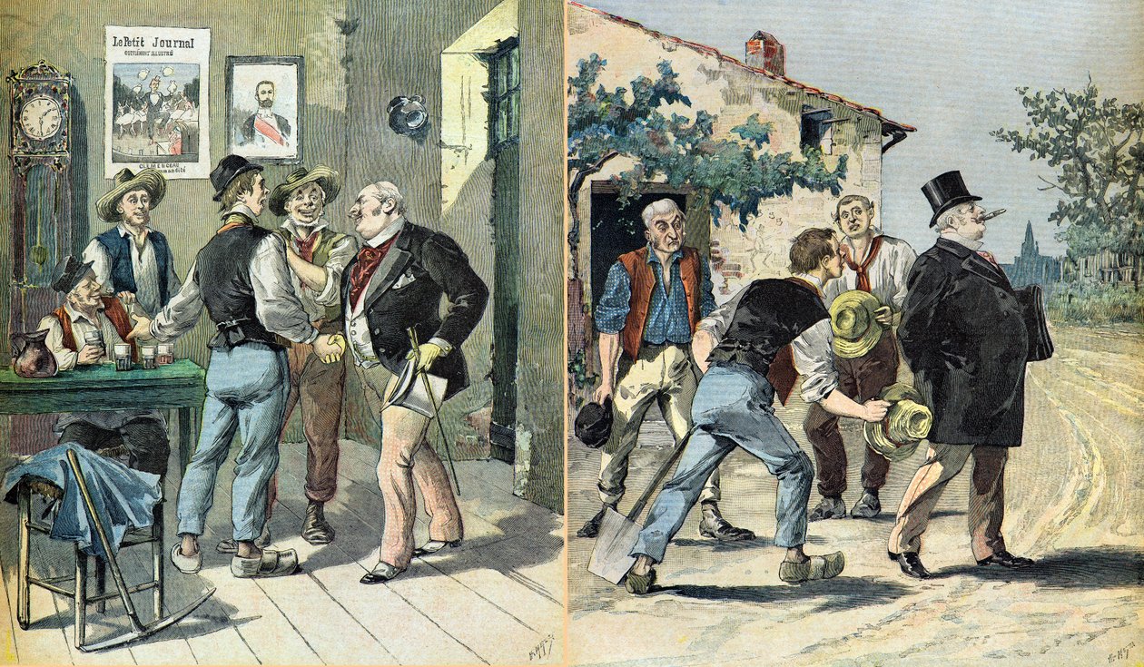 Cartoon sobre as eleições de Henri Meyer