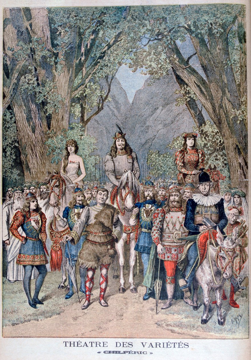 Chilperic, Teatro das Variedades, 1895 de Henri Meyer