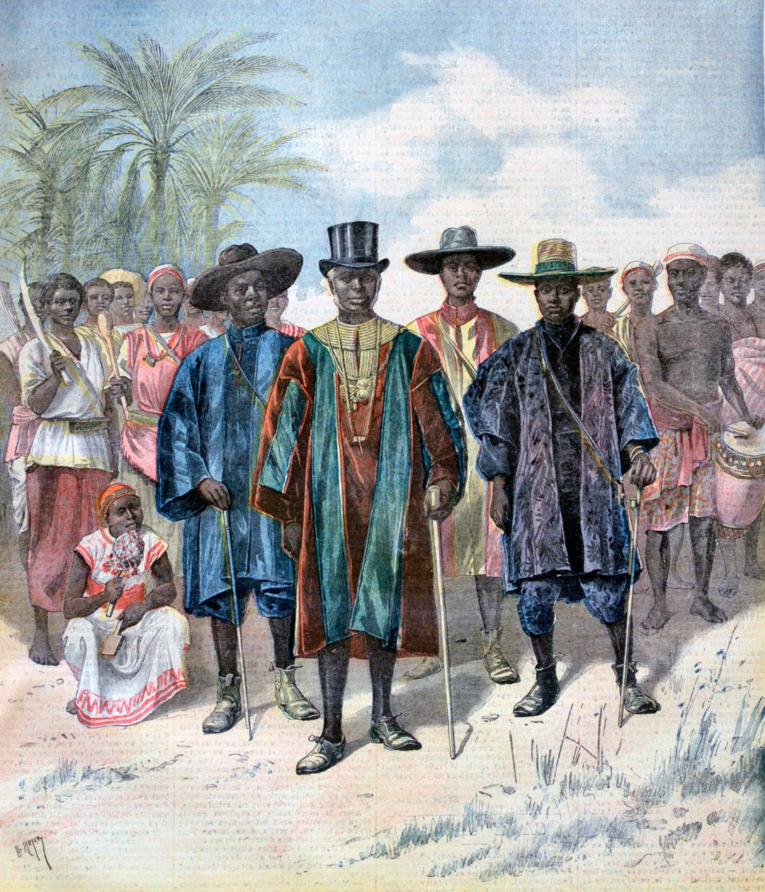 Dahomeans, 1893 de Henri Meyer