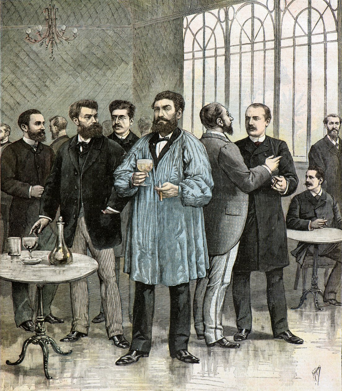 Deputados à mesa da assembleia nacional de Henri Meyer