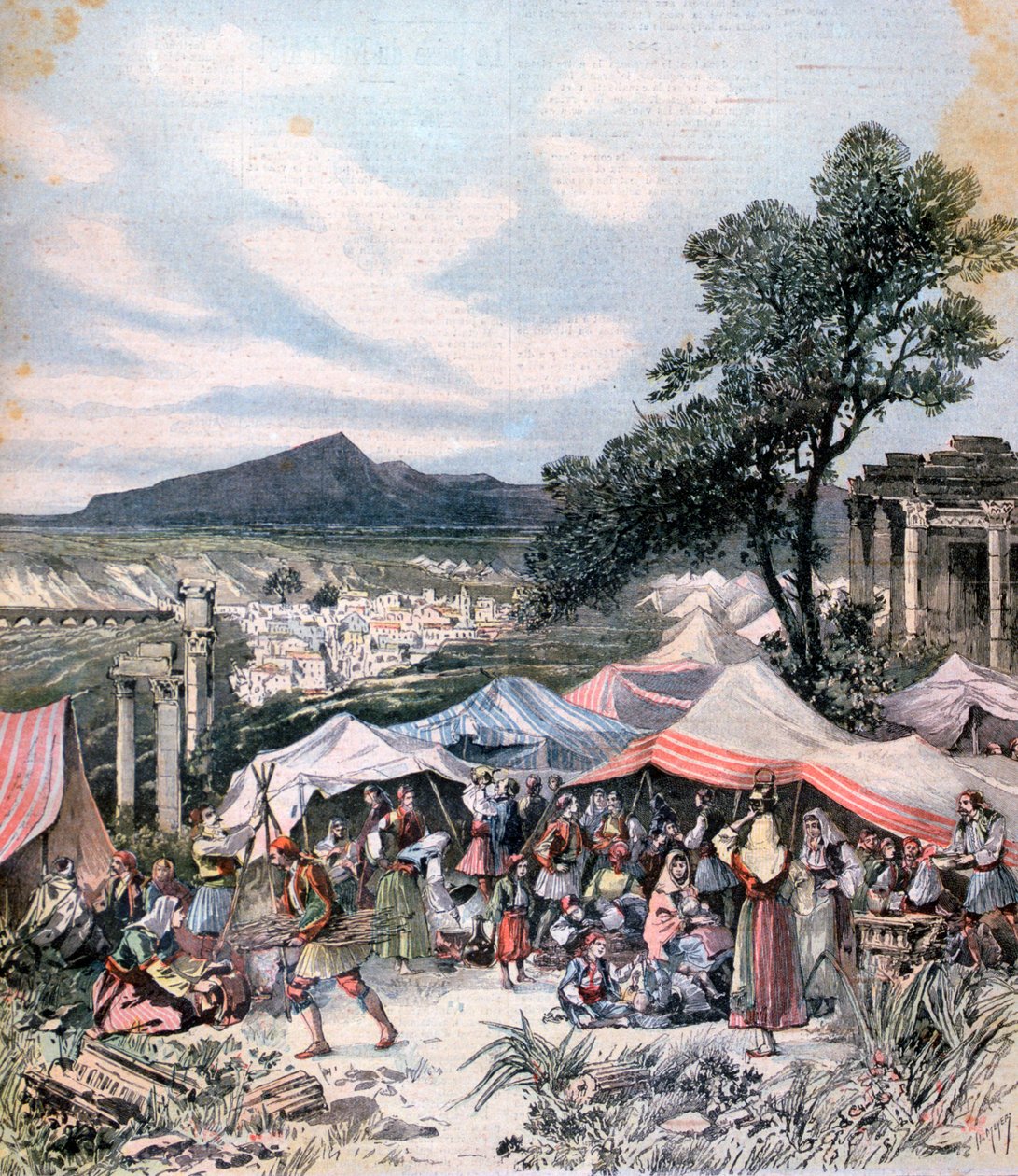Terremoto em Tebas, 1893 de Henri Meyer