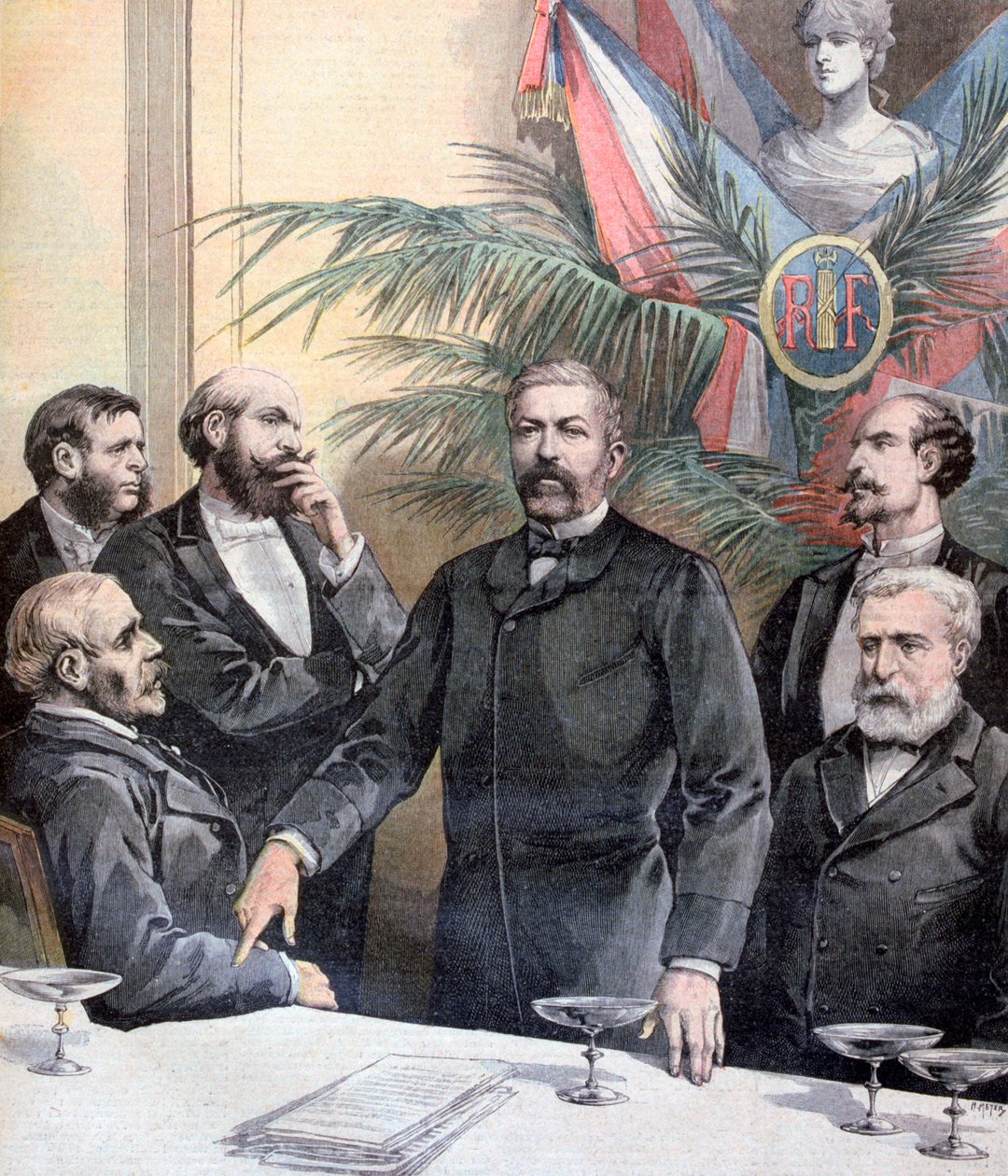Ernest Constans e a República Francesa, Toulouse, 1893. de Henri Meyer
