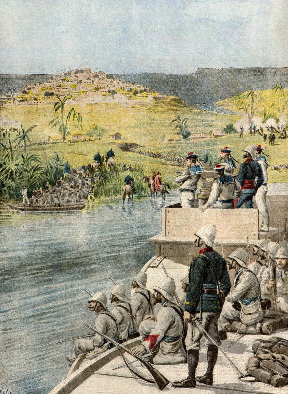 Expedição militar a Madagáscar, 1895 (Ilustração) de Henri Meyer