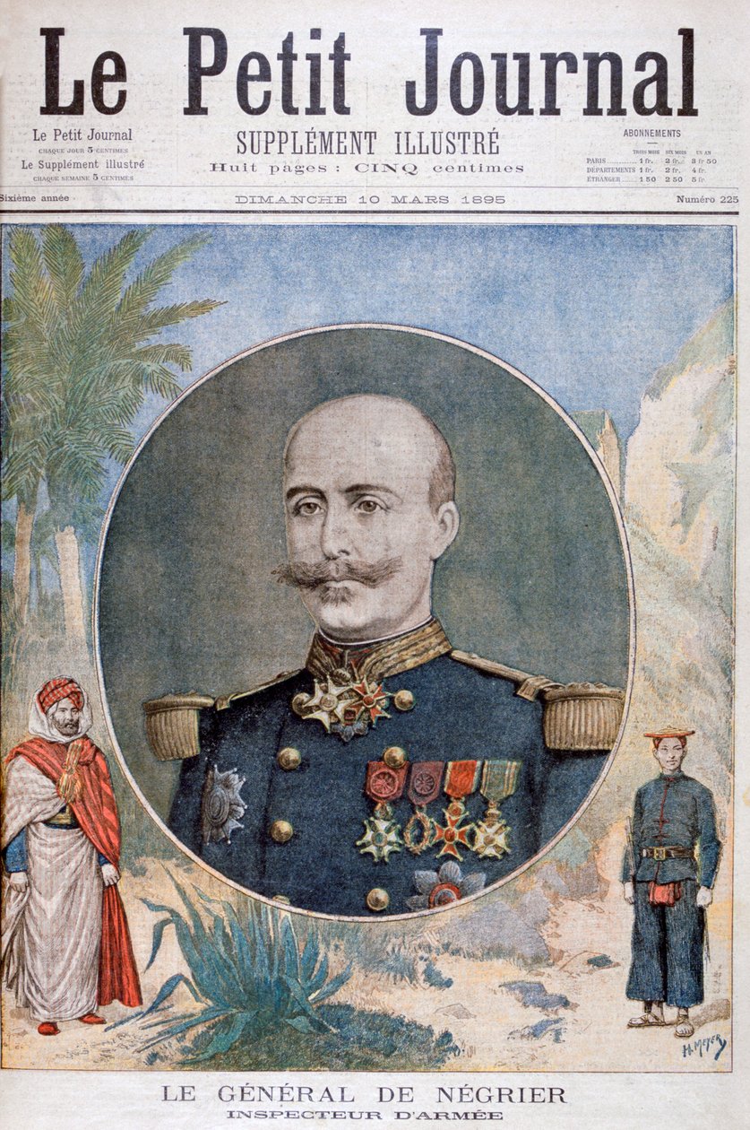 General de Négrier, inspetor-geral do exército francês, 1895 de Henri Meyer