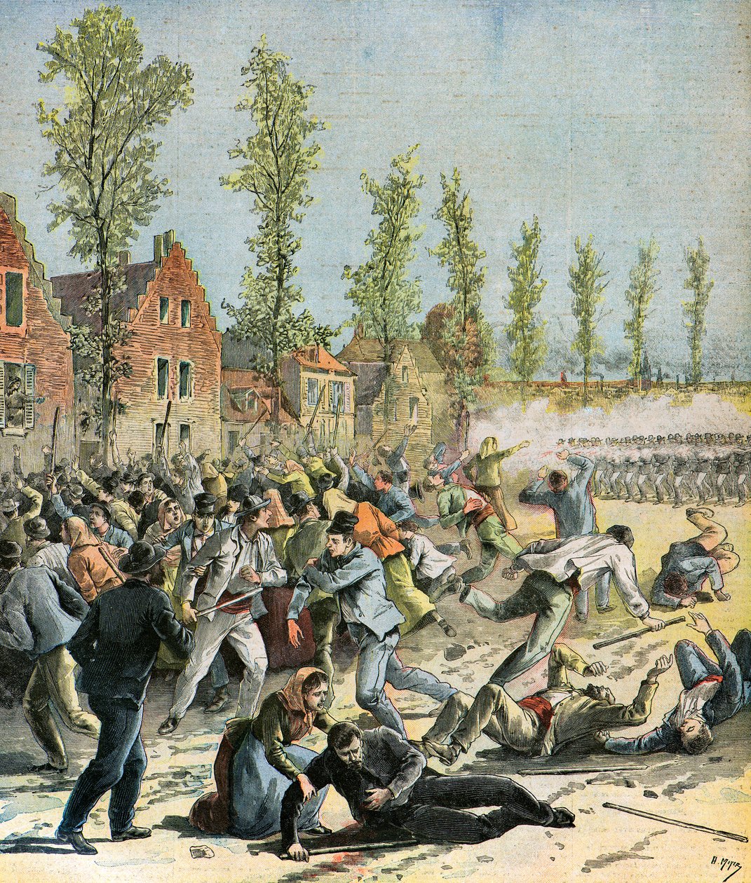 Greve geral na Bélgica de Henri Meyer