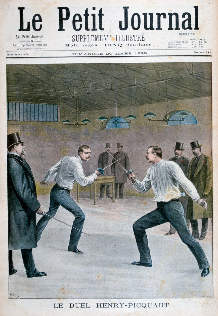Duelo de Henry-Picquart, 1898 de Henri Meyer