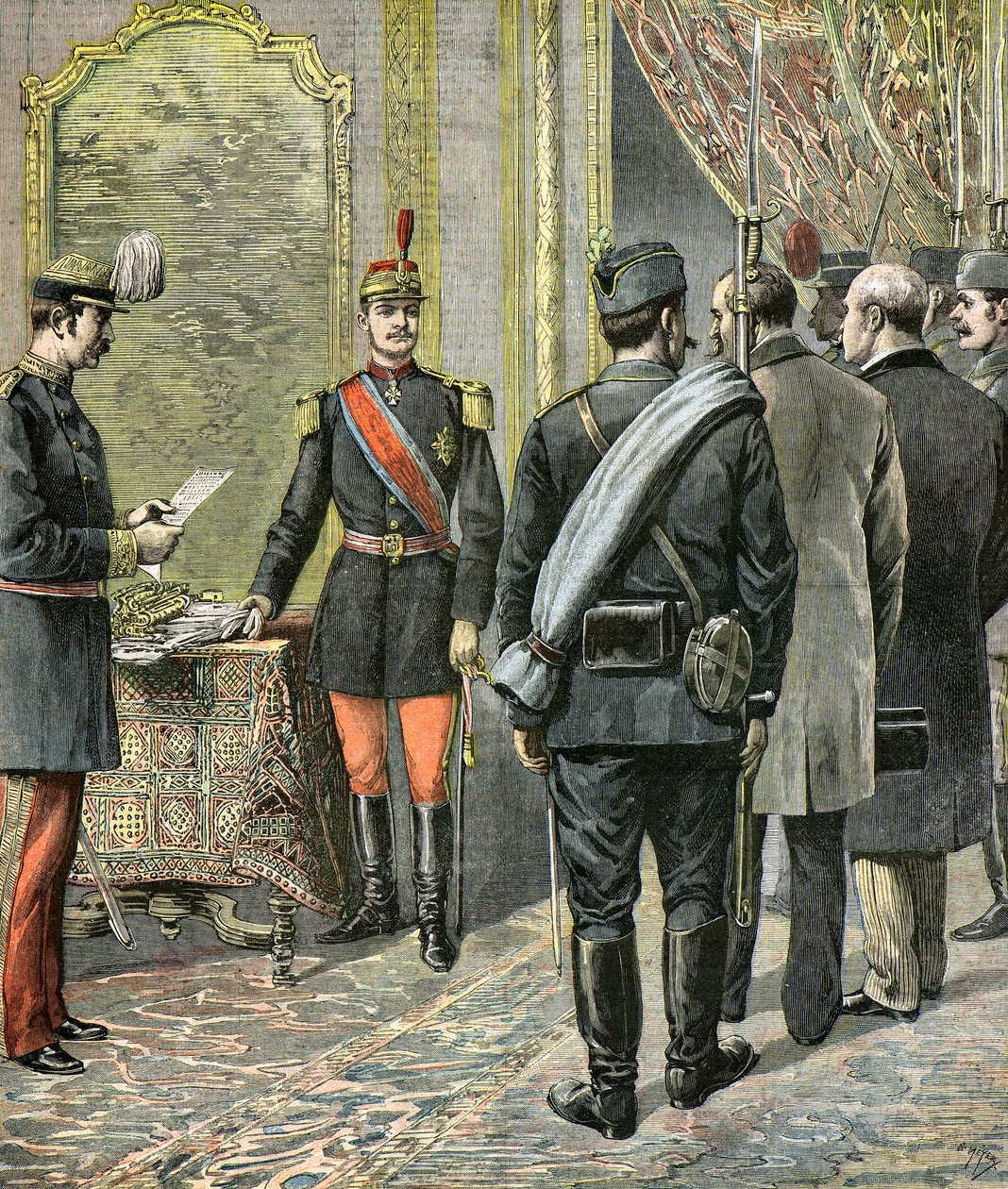 O rei Alexandre I assume o poder na Sérvia de Henri Meyer