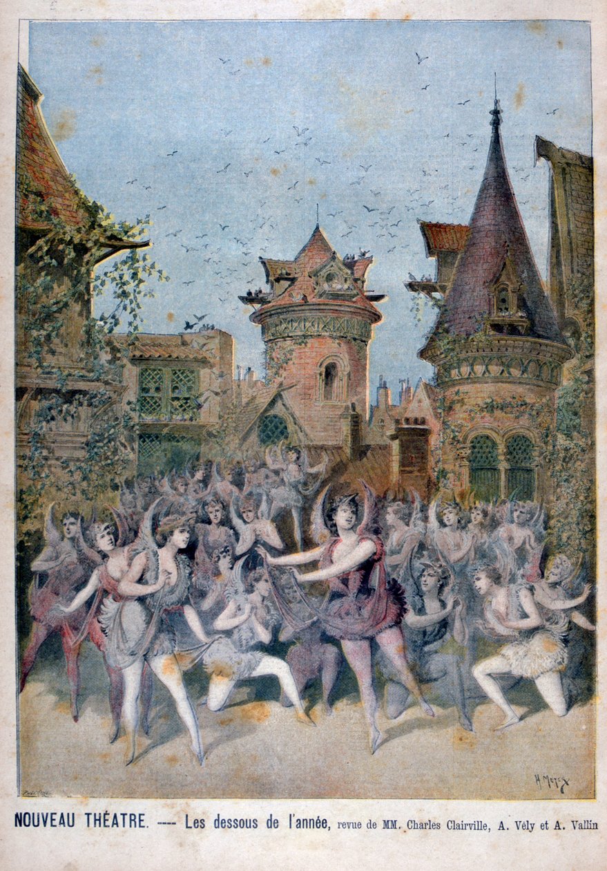 A parte inferior do ano, crítica no New Theatre, 1896 de Henri Meyer