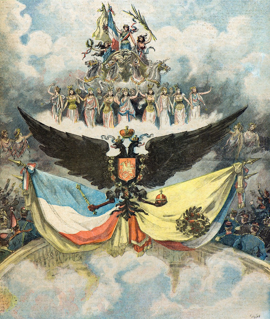 Les fetes Franco Russes a Paris de Henri Meyer