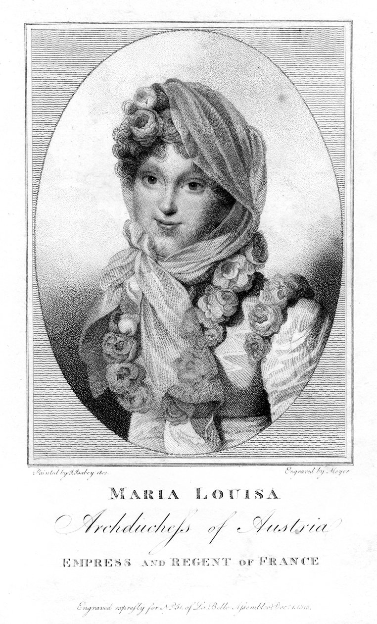 Maria Louisa, arquiduquesa de Áustria, 1813. de Henri Meyer