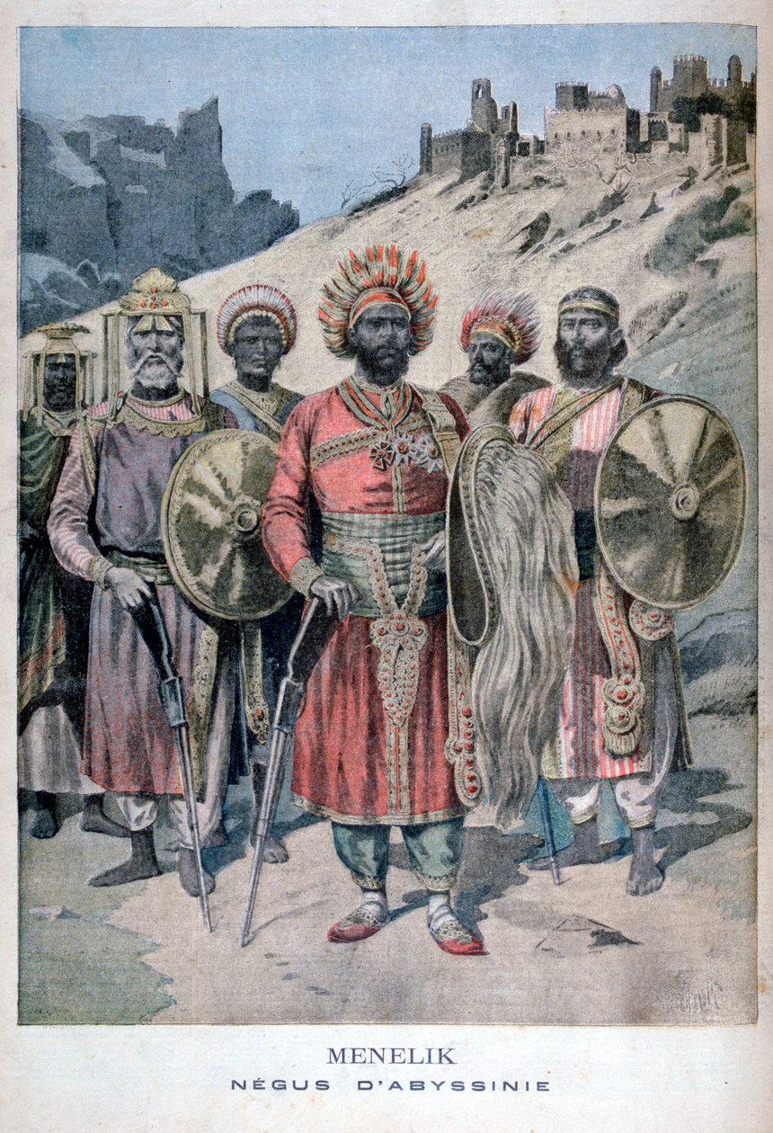 Menelik II da Abissínia, 1895 de Henri Meyer