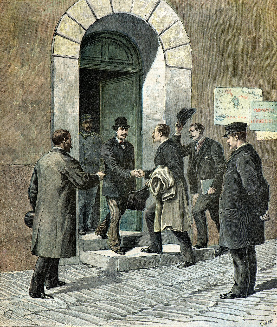 Libertação de Monsieur Turpin da prisão de Etampes de Henri Meyer