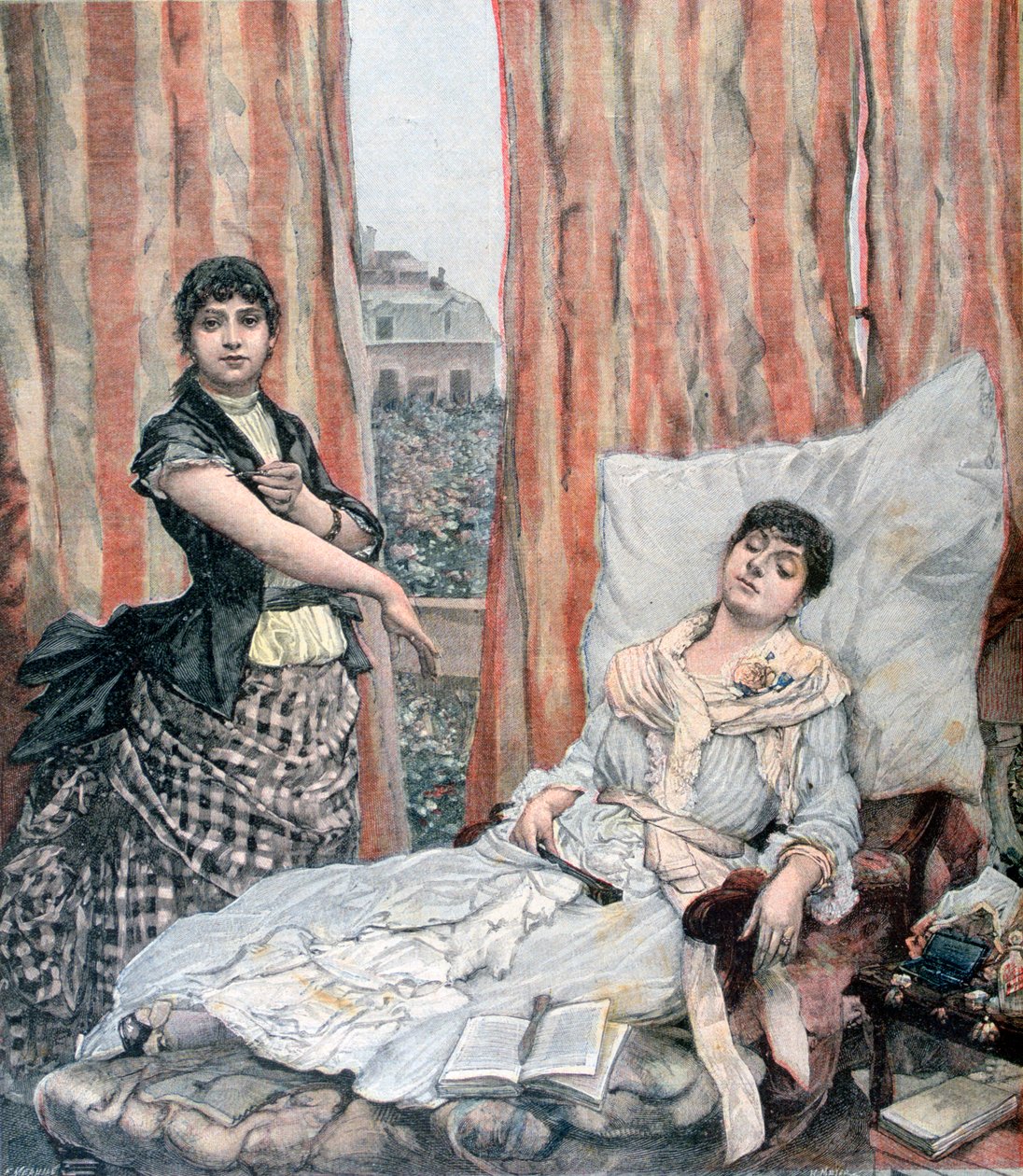 Morphiamania, 1891 de Henri Meyer