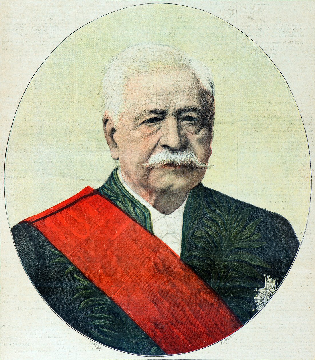 Retrato de Ferdinand de Lesseps de Henri Meyer