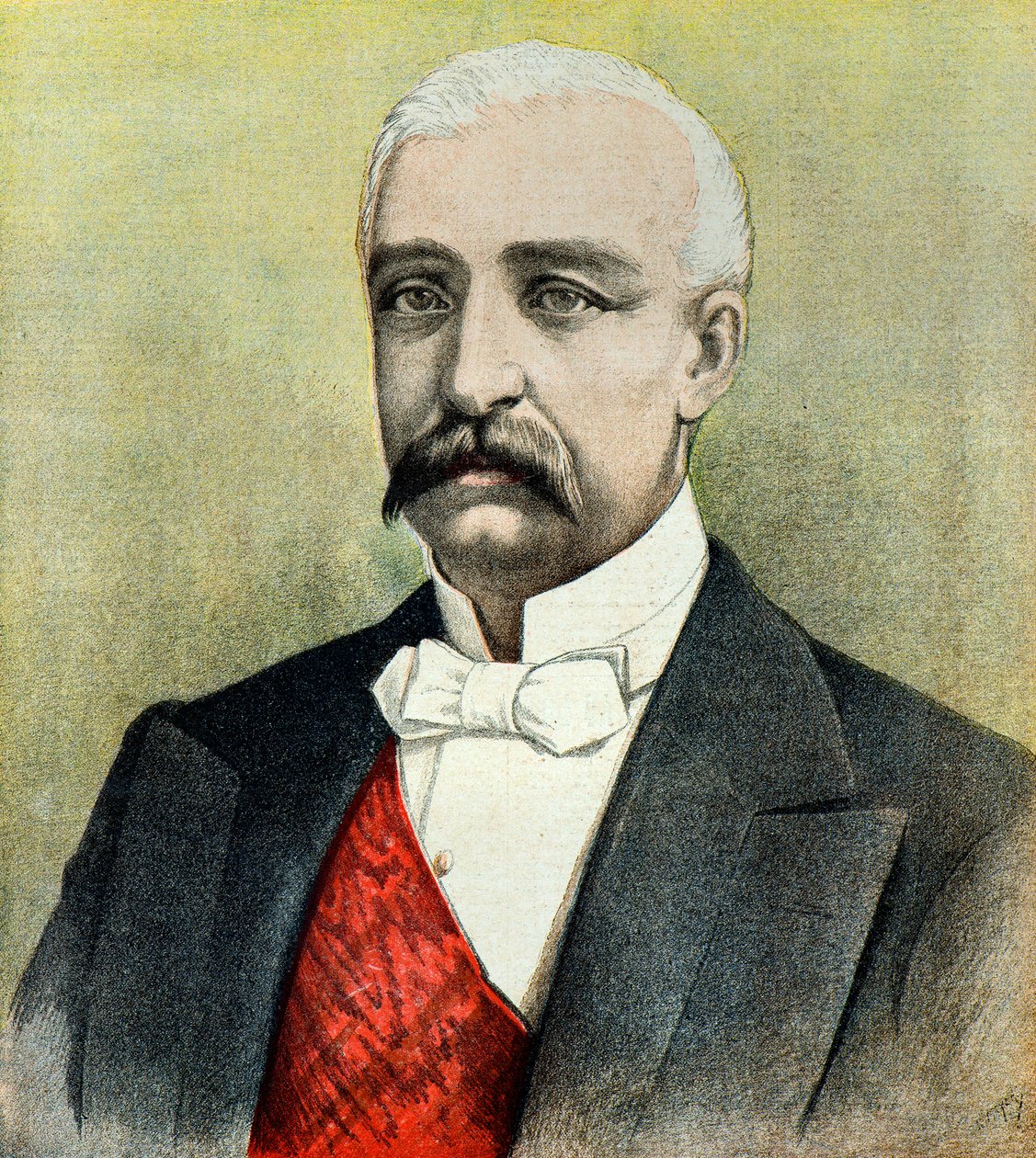 Retrato do Presidente francês Félix Faure de Henri Meyer