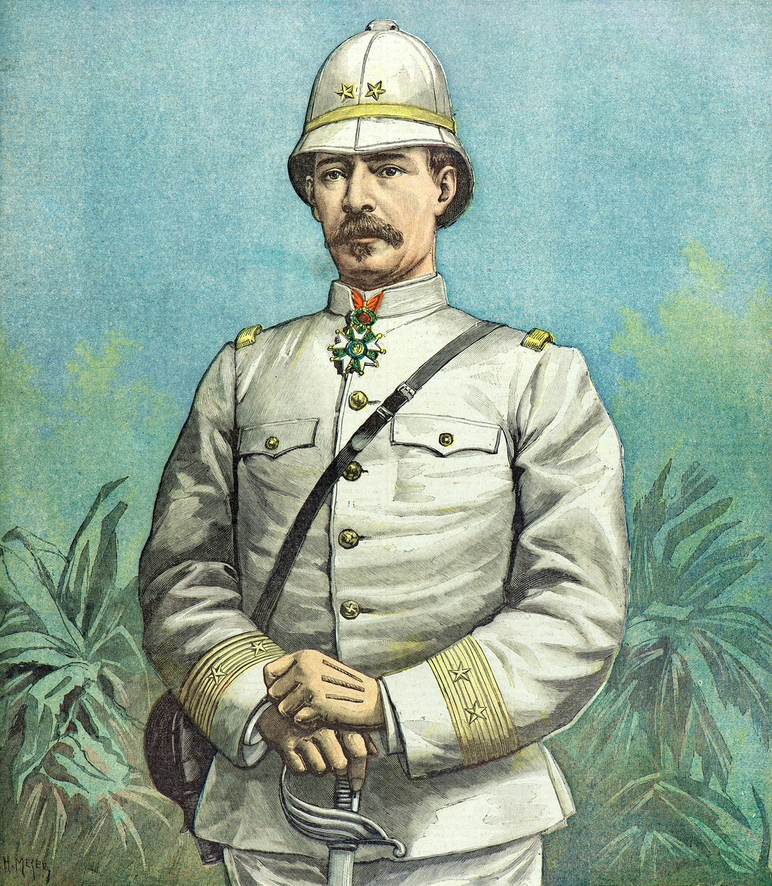 Retrato do General Alfred Dodds de Henri Meyer