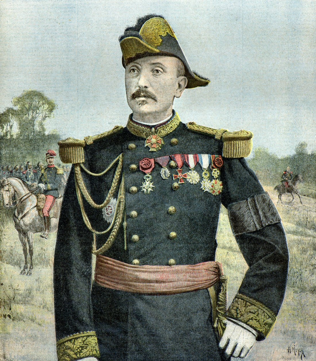 Retrato do General Raoul Le Mouton de Boisdeffre de Henri Meyer