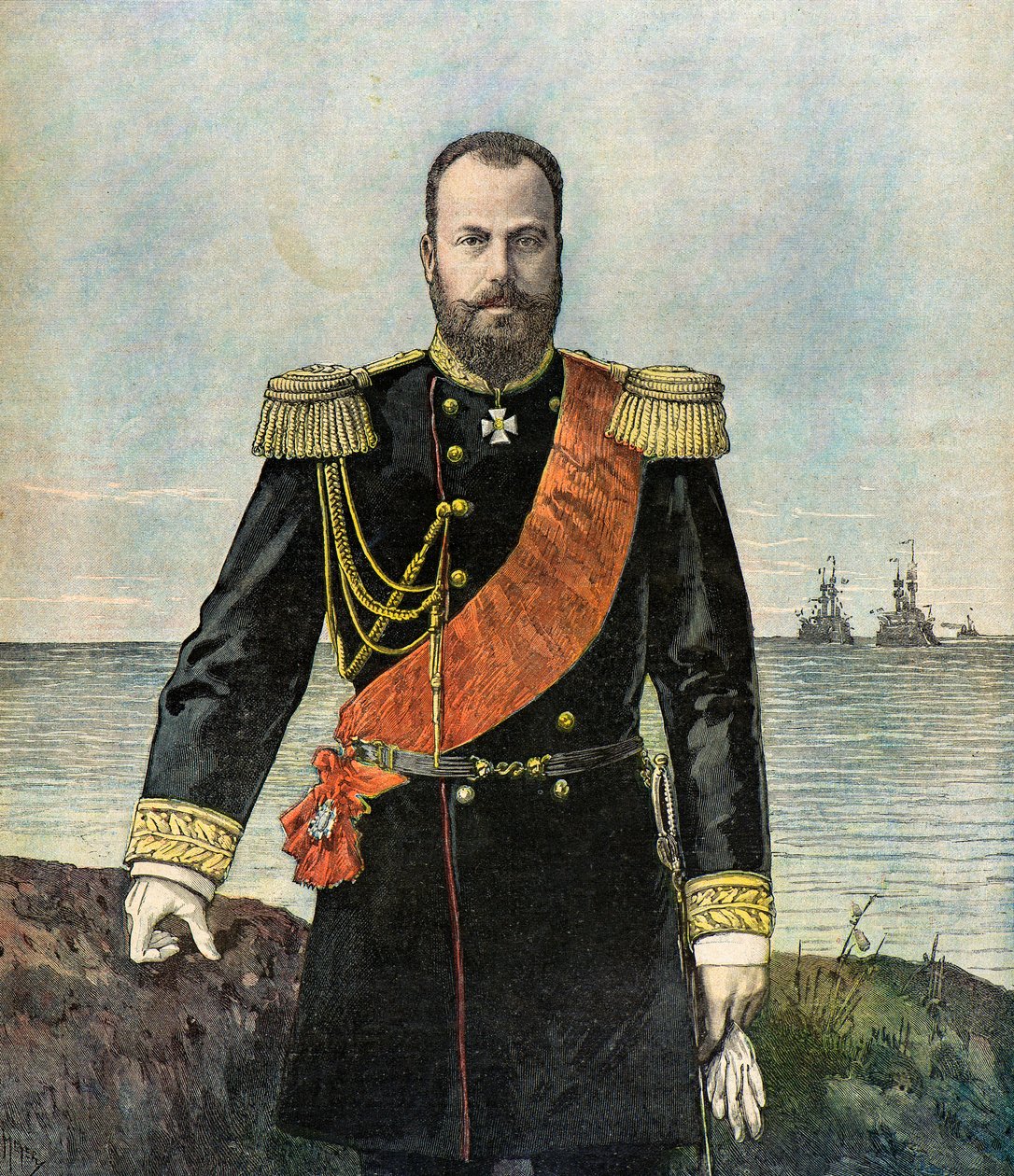 Retrato do Grão-Duque Alexis Alexandrovitch da Rússia de Henri Meyer