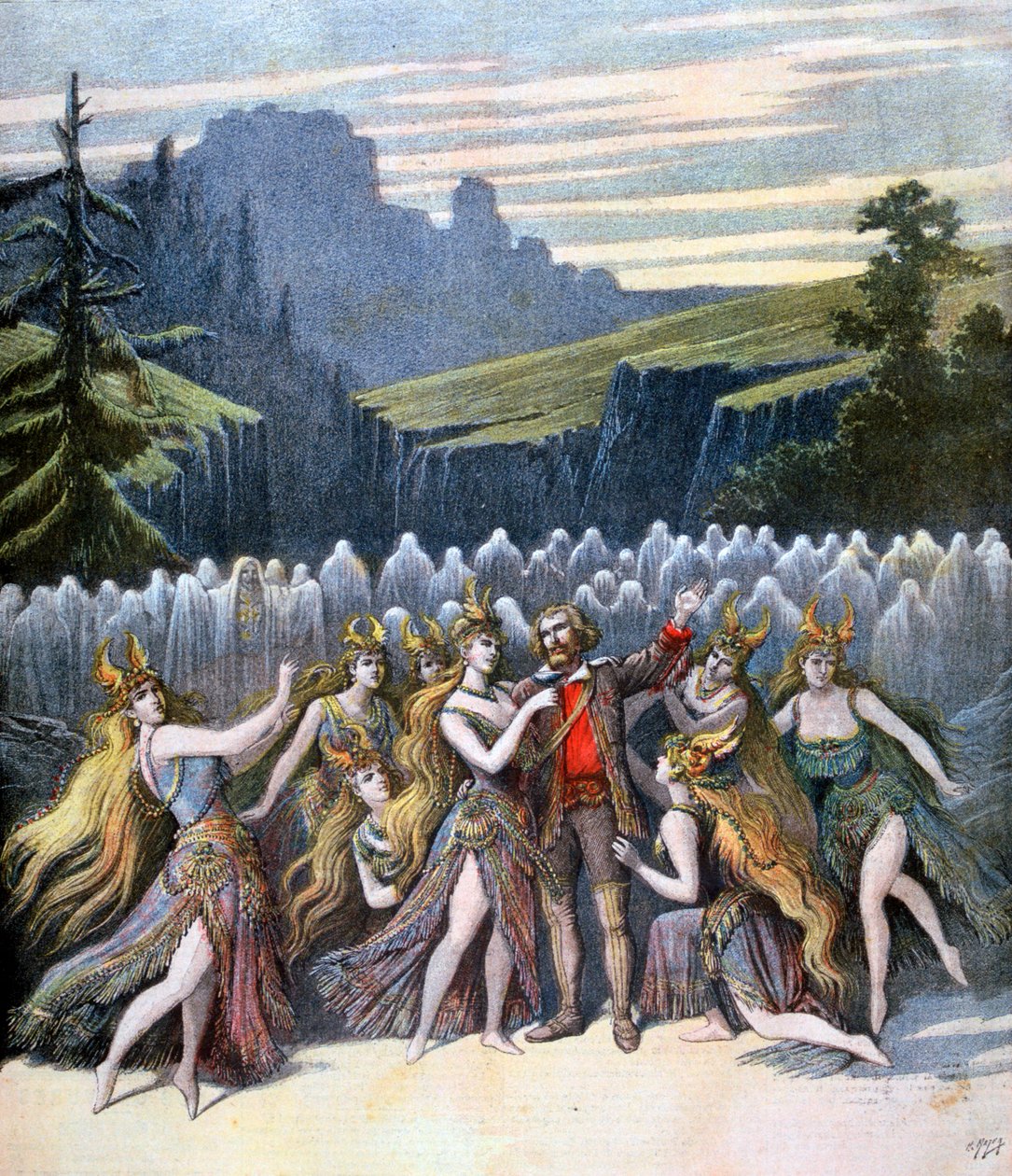 Descanse em paz, performance no Théâtre de la Gaîté, 1894 de Henri Meyer