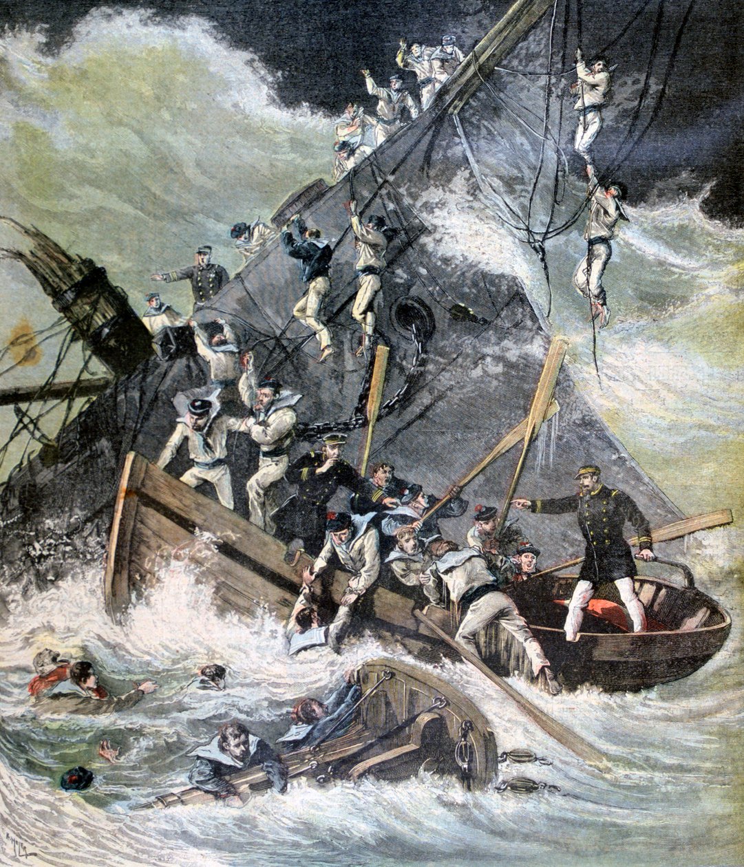 Naufrágio do La Bourdonnais, Santa Maria, Madagascar, 1893 de Henri Meyer